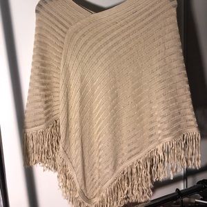Light brown poncho